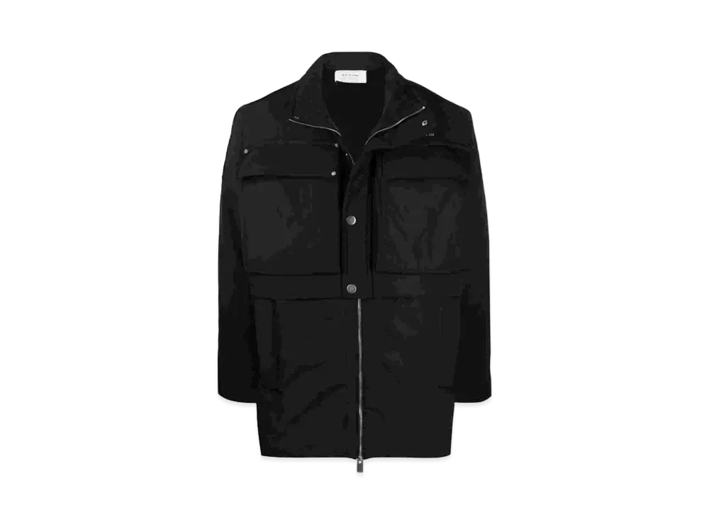 1017 ALYX 9SM Funnel Neck Padded Coat "Black"