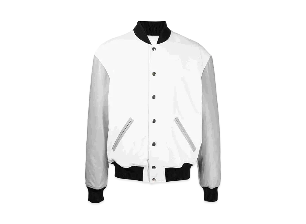 1017 ALYX 9SM Panelled Colour Block Varsity Jacket "Black"