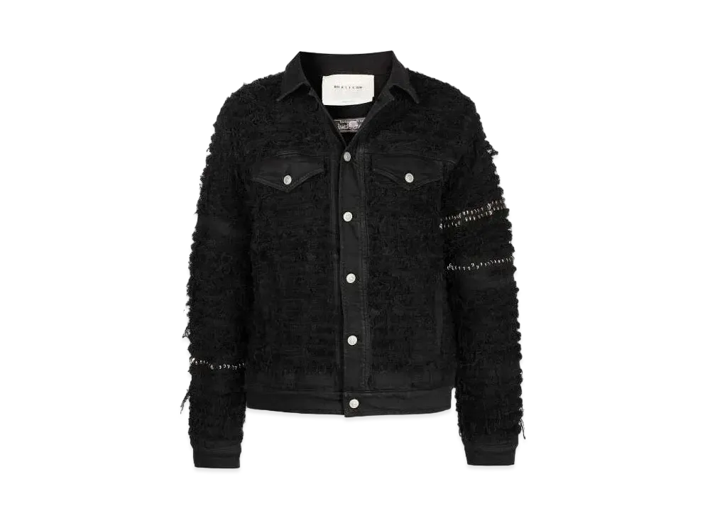 1017 ALYX 9SM Stud-Embellished Denim Jacket "Black"