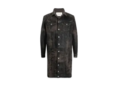1017 ALYX 9SM Button-Up Long-Length Denim Jacket "Black"
