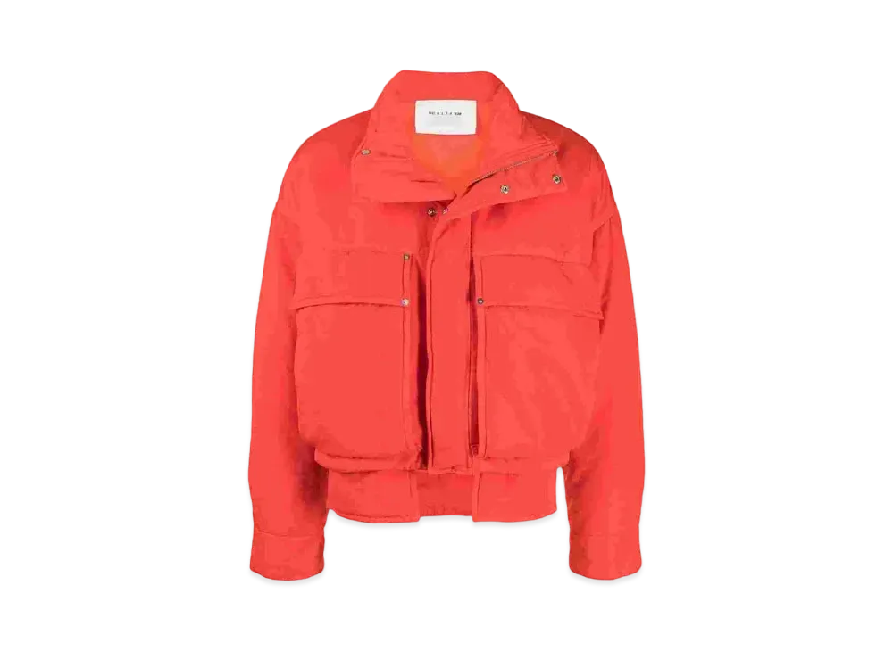 1017 ALYX 9SM Padded Cropped Bomber Jacket "Red"