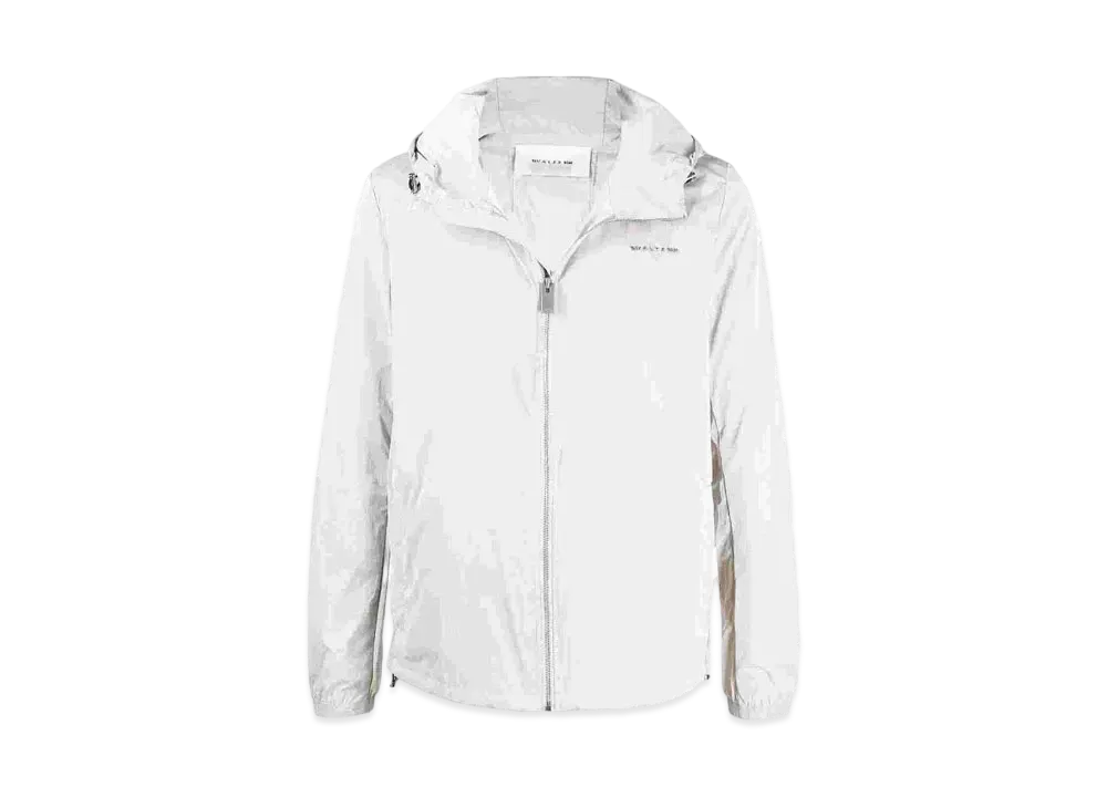 1017 ALYX 9SM Technical Hooded Windbreaker Jacket "White"