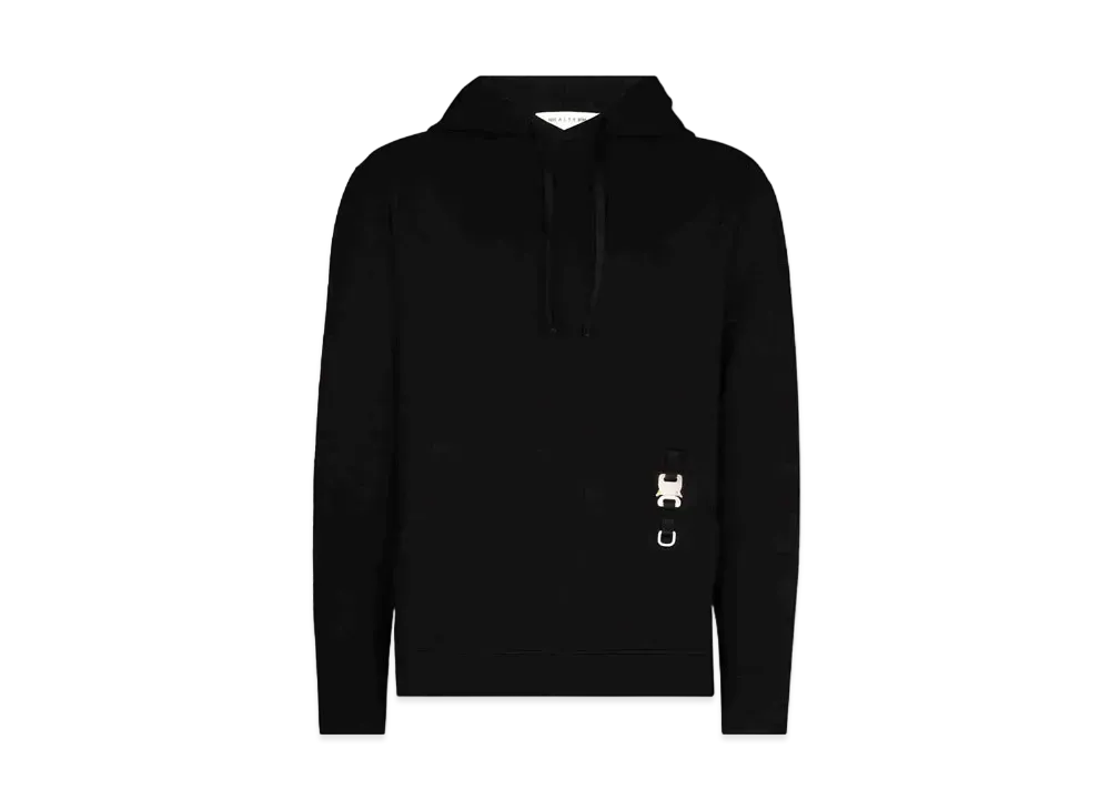 1017 ALYX 9SM Buckle-Embellished Drawstring Hoodie "Black"