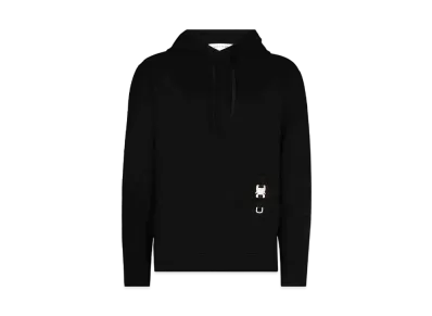 1017 ALYX 9SM Buckle-Embellished Drawstring Hoodie "Black"