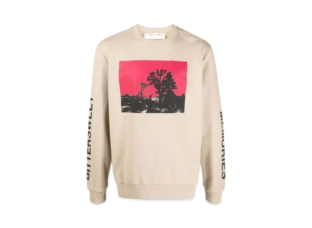 1017 ALYX 9SM Joshua Graphic-Print Sweatshirt "Beige"