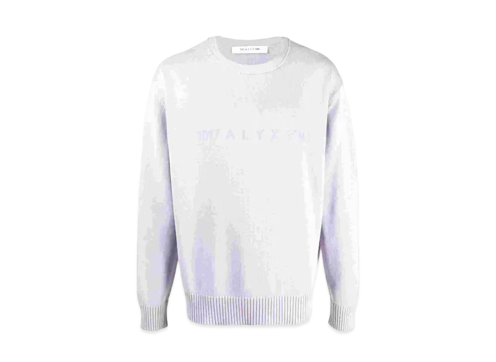 1017 ALYX 9SM Logo-Print Knitted Jumper "Purple"