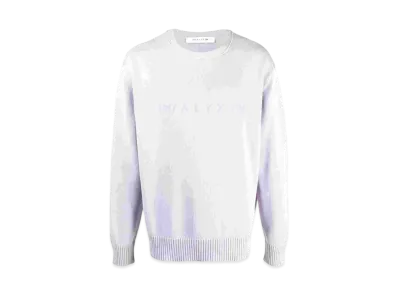 1017 ALYX 9SM Logo-Print Knitted Jumper "Purple"