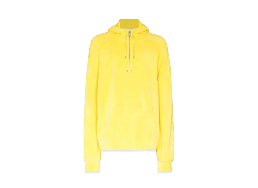 1017 ALYX 9SM Logo-Embroidered Terry-Cloth Hoodie "Yellow"