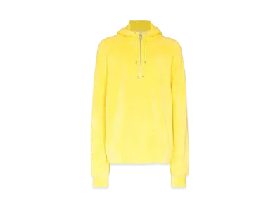 1017 ALYX 9SM Logo-Embroidered Terry-Cloth Hoodie "Yellow"