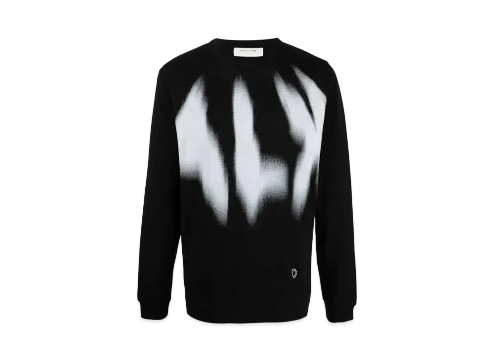 1017 ALYX 9SM Graffiti Logo-Print Sweatshirt "Black"