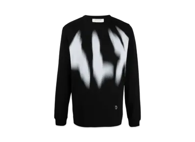 1017 ALYX 9SM Graffiti Logo-Print Sweatshirt "Black"