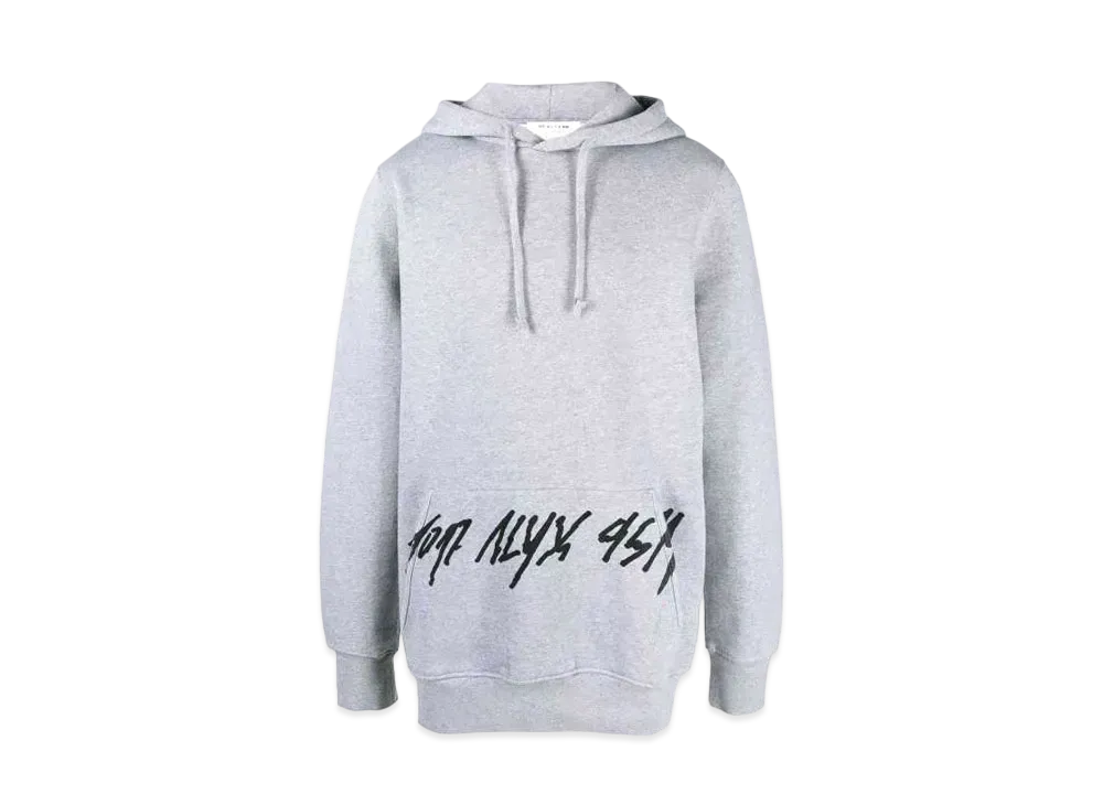 1017 ALYX 9SM Logo-Print Hoodie "Gray"