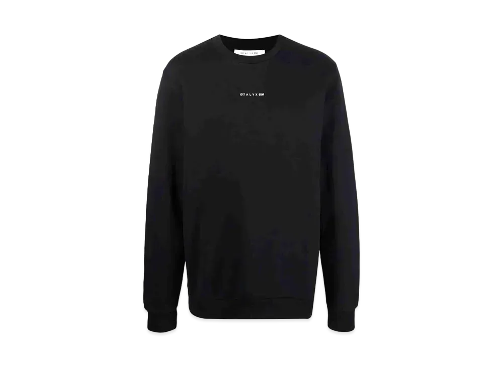 1017 ALYX 9SM Logo Crew-Neck Sweatshirt "Black"