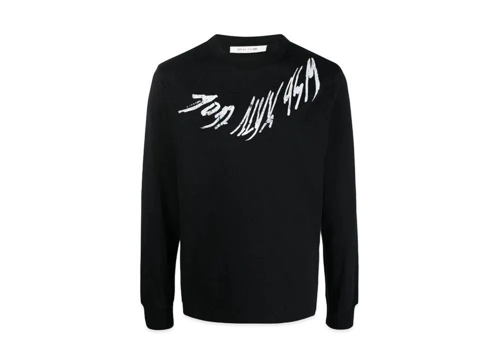 1017 ALYX 9SM Logo Graphic-Print Sweatshirt "Black"