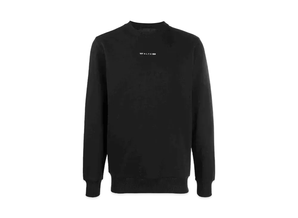 1017 ALYX 9SM Logo Print Sweatshirt "Black"