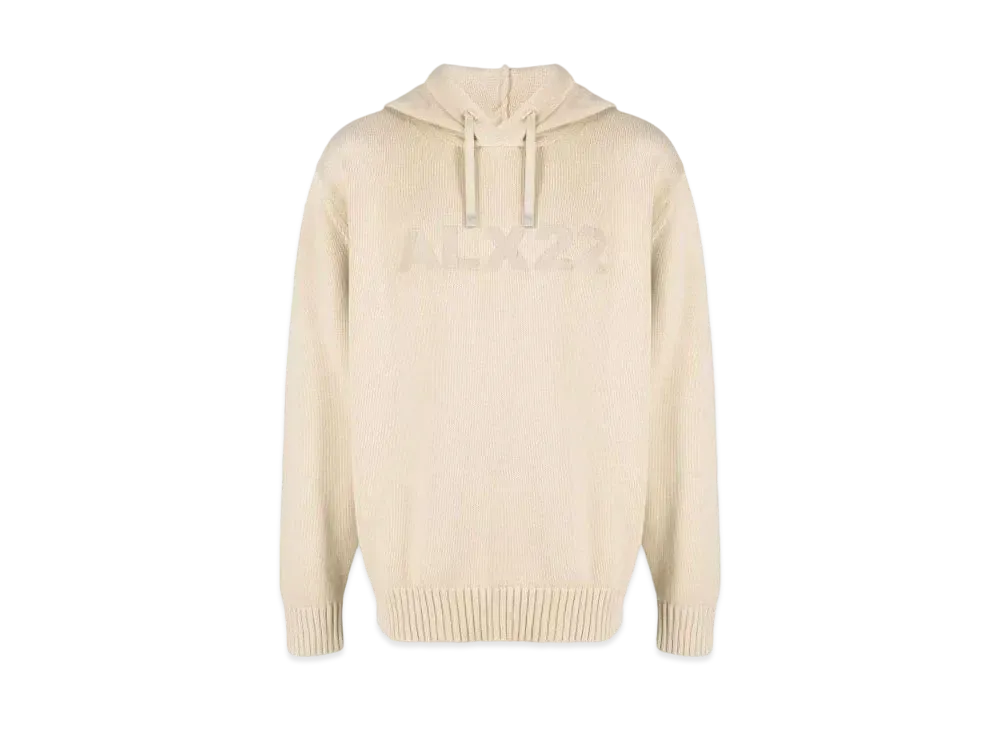 1017 ALYX 9SM Logo-Print Hoodie "Beige"