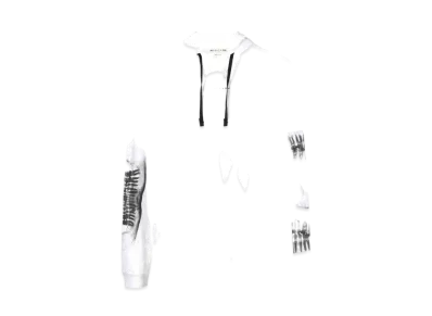 1017 ALYX 9SM Graphic-Print Pullover Hoodie "White"