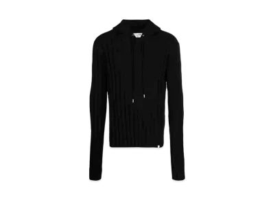 1017 ALYX 9SM Ribbed-Knit Hoodie "Black"