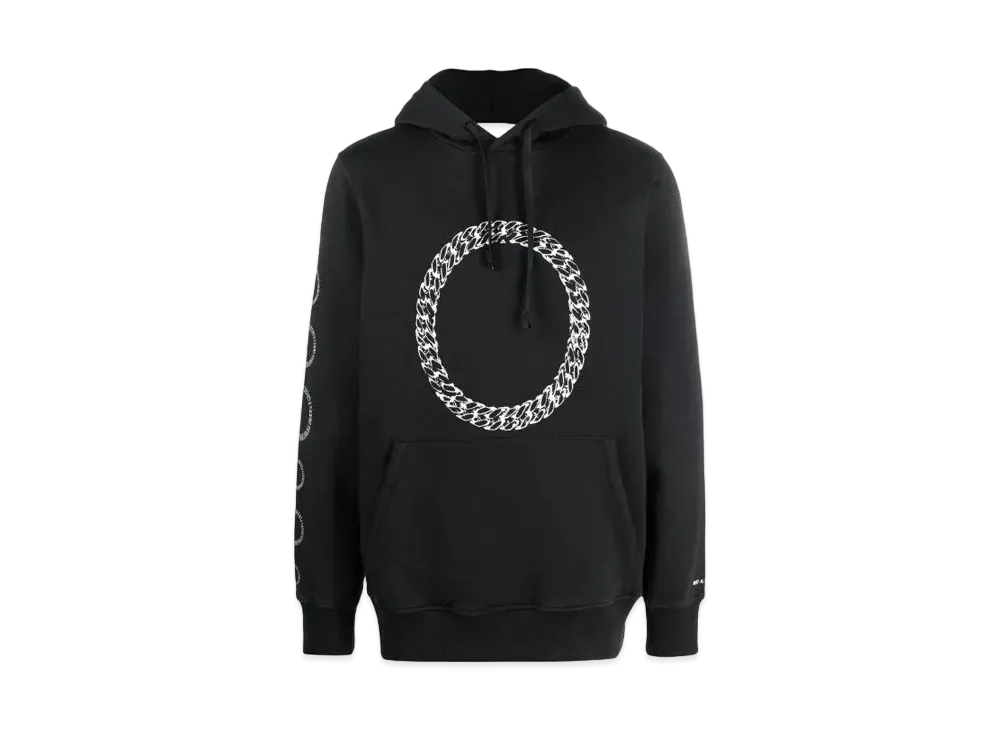 1017 ALYX 9SM Chain-Link Print Hoodie "Black"