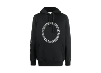 1017 ALYX 9SM Chain-Link Print Hoodie "Black"