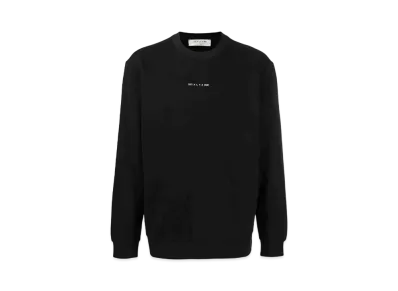 1017 ALYX 9SM Logo-Print Cotton Sweatshirt "Black"