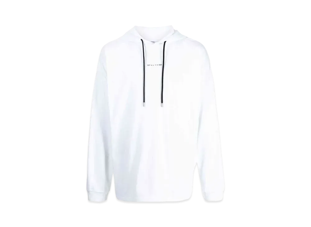 1017 ALYX 9SM Logo-Print Hoodie "White"