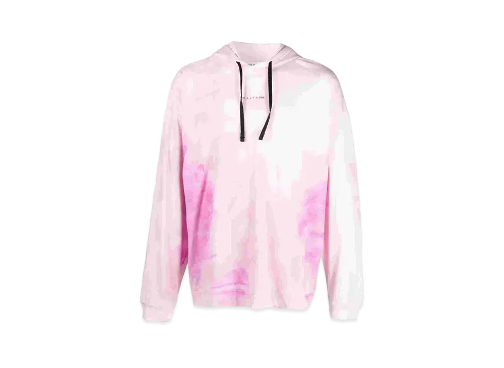 1017 ALYX 9SM Tie Dye Print Hoodie "Pink"