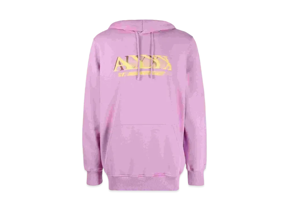 1017 ALYX 9SM Logo-Print Drawstring Hoodie "Pink"