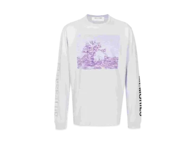 1017 ALYX 9SM Graphic-Print Long-Sleeved T-Shirt "Purple"