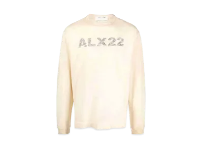 1017 ALYX 9SM Logo-Print Long-Sleeve T-Shirt "Beige"