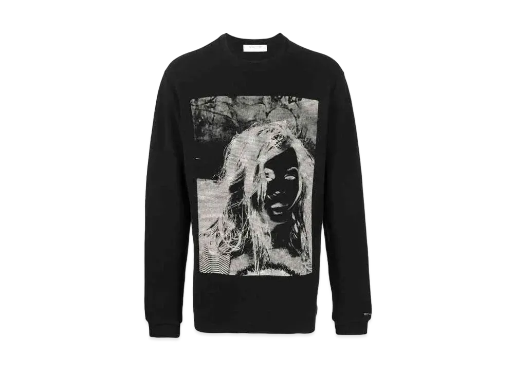 1017 ALYX 9SM Graphic-Print Crew-Neck Sweatshirt "Black"
