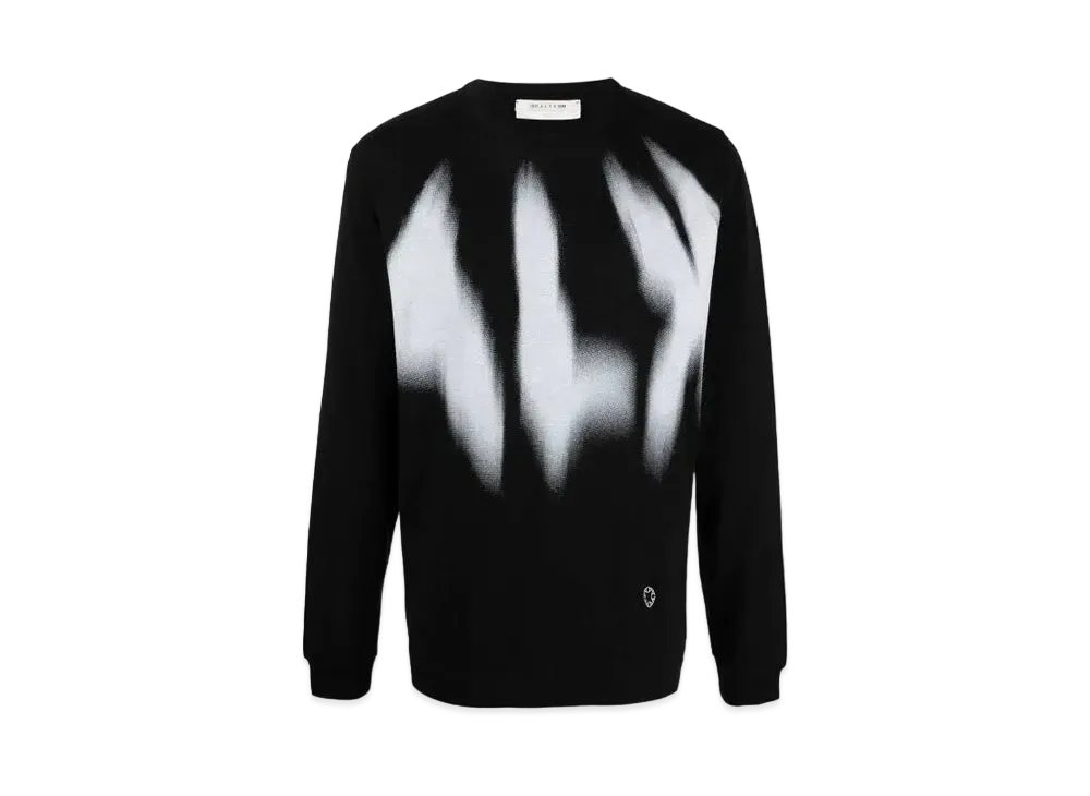 1017 ALYX 9SM Graffiti Logo-Print Sweatshirt "Black"