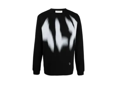 1017 ALYX 9SM Graffiti Logo-Print Sweatshirt "Black"