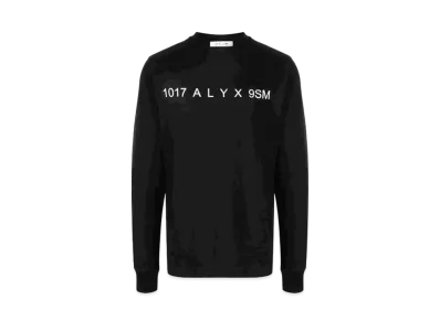 1017 ALYX 9SM Logo-Print Cotton T-Shirt "Black"