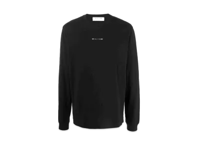 1017 ALYX 9SM Logo-Print Long-Sleeved T-Shirt "Black"