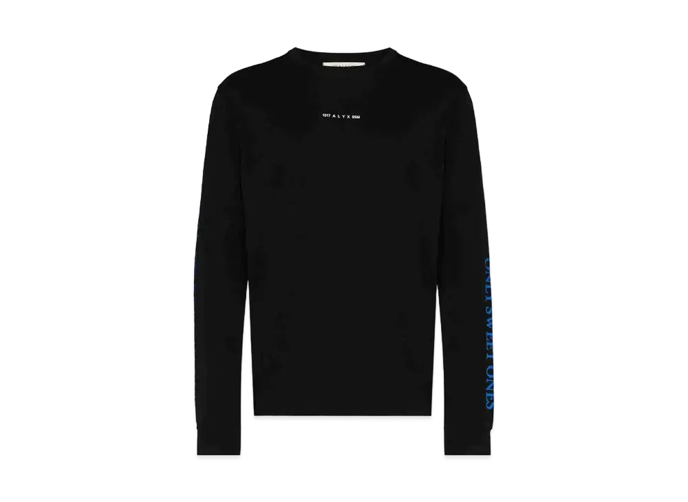 1017 ALYX 9SM Horned Print Long Sleeve T-Shirt "Black"