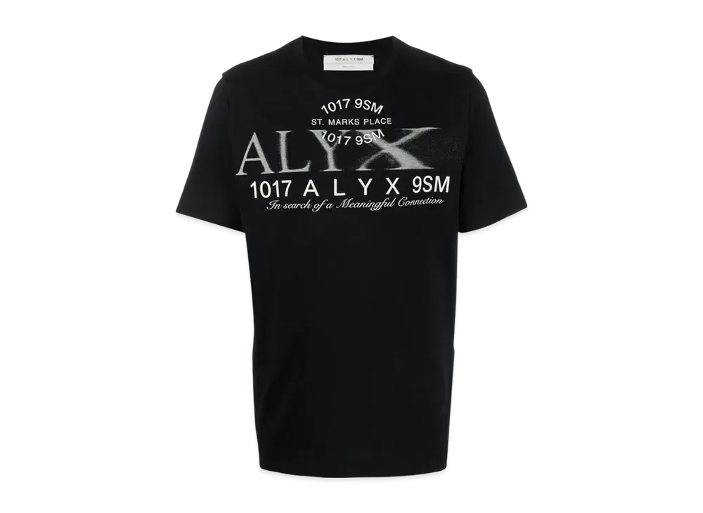 1017 ALYX 9SM Logo-Print Cotton T-Shirt "Black"
