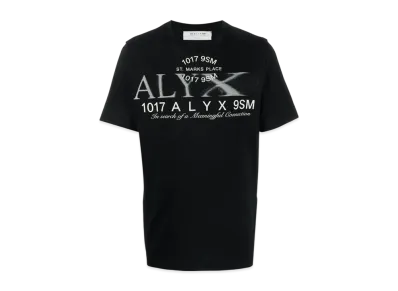 1017 ALYX 9SM Logo-Print Cotton T-Shirt "Black"