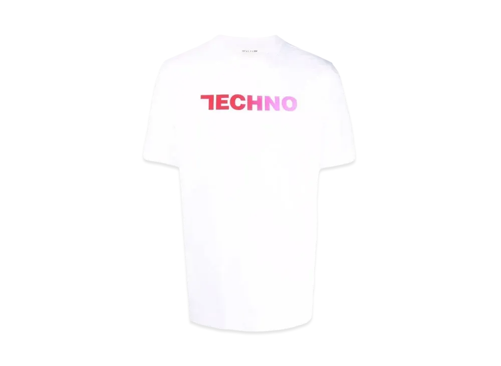1017 ALYX 9SM Crew-Neck Cotton T-Shirt "White"