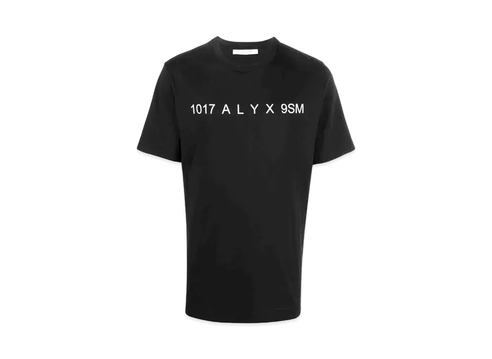 1017 ALYX 9SM Logo-Print Crew-Neck T-Shirt "Black"