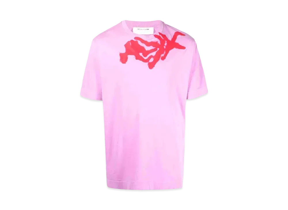 1017 ALYX 9SM Logo-Print T-Shirt "Pink"