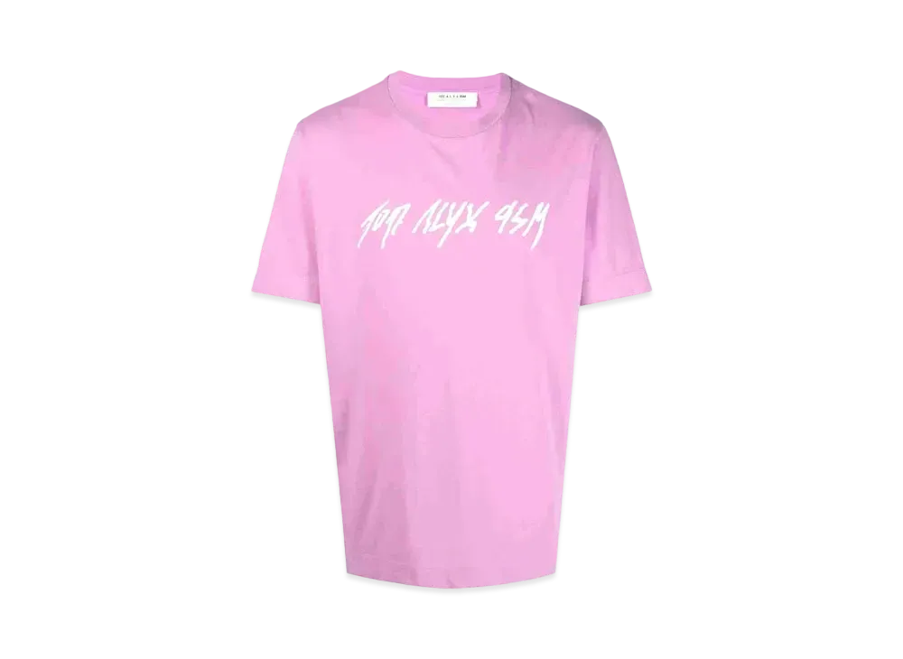 1017 ALYX 9SM Logo-Print T-Shirt "Pink"