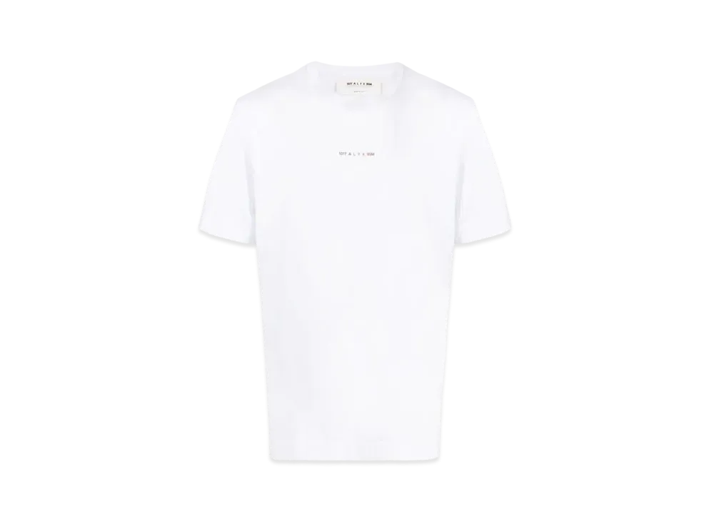1017 ALYX 9SM Logo-Print Cotton T-Shirt "White"