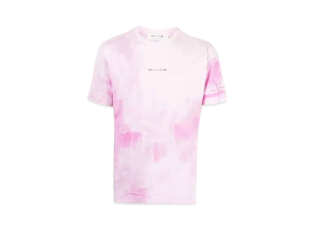 1017 ALYX 9SM Tie-Dye Cotton T-Shirt "Pink"