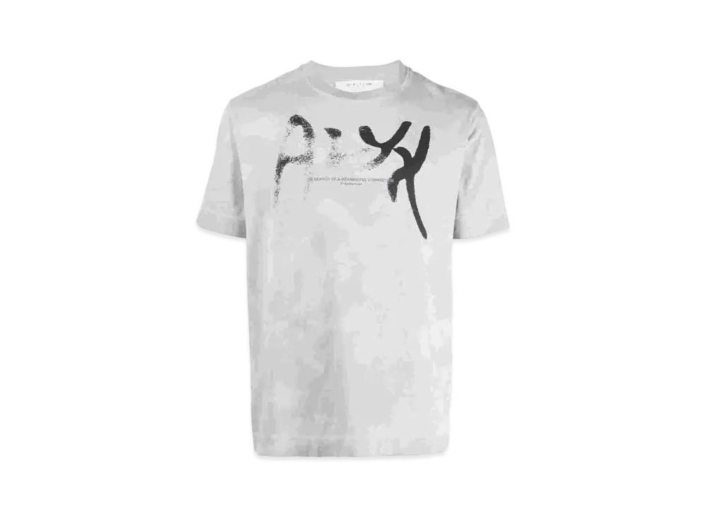 1017 ALYX 9SM Logo-Print Cotton T-Shirt "Gray"