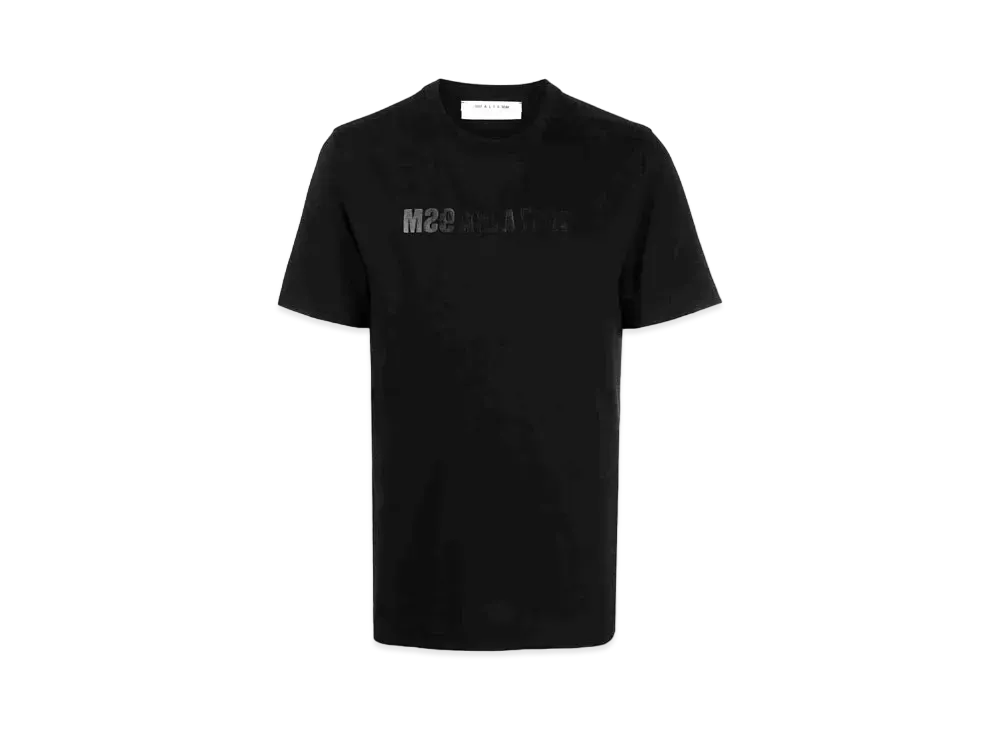 1017 ALYX 9SM Reverse-Logo Print T-Shirt "Black"