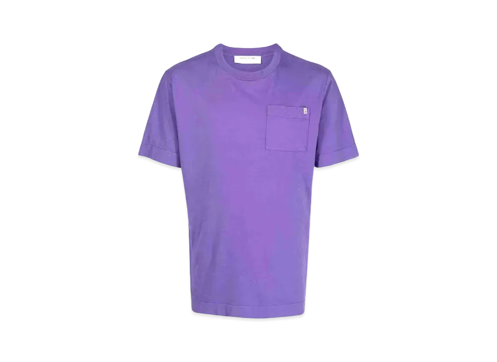 1017 ALYX 9SM Patch-Pocket Cotton T-Shirt "Purple"