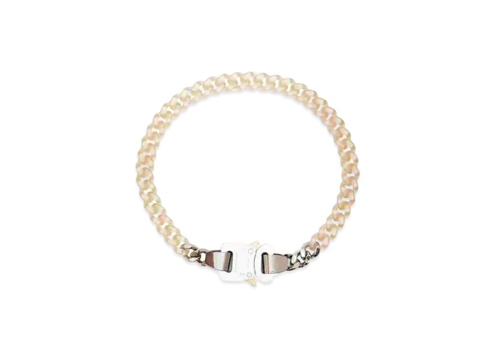 1017 ALYX 9SM Chain Buckle Choker "Beige"