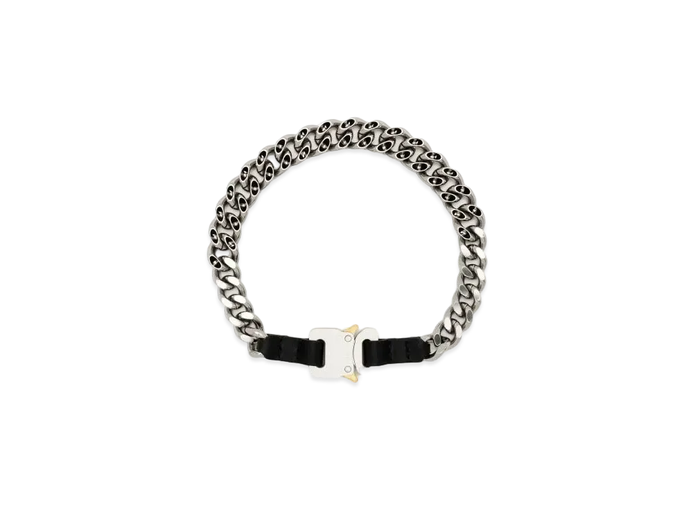 1017 ALYX 9SM Safety Buckle Chain Choker "Silver "