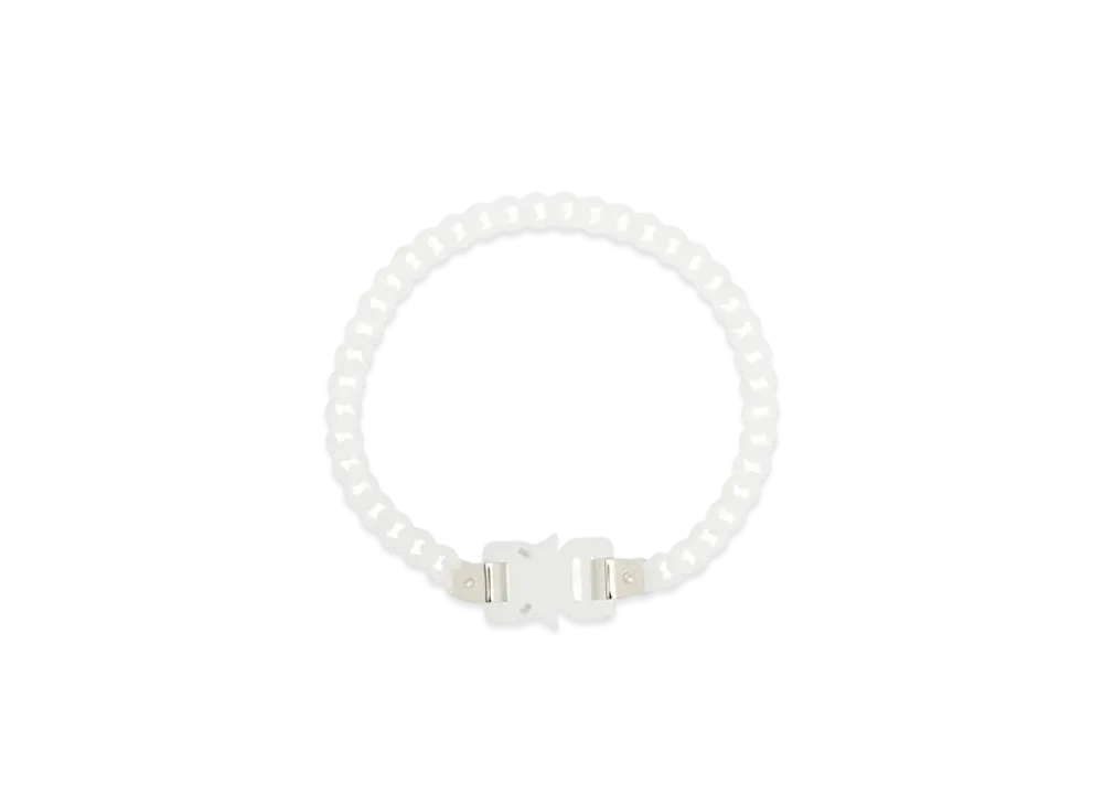 1017 ALYX 9SM Clasp-Fastening Chain Necklace "Clear"